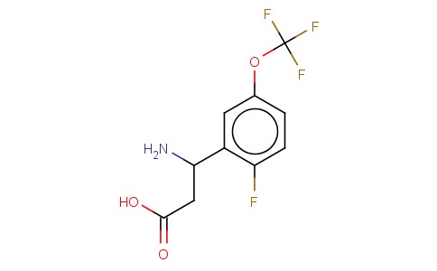 3-AMINO-3-(2-FLUORO-5-(TRIFLUOROMETHOXY)PHENYL)PROPANOIC ACID